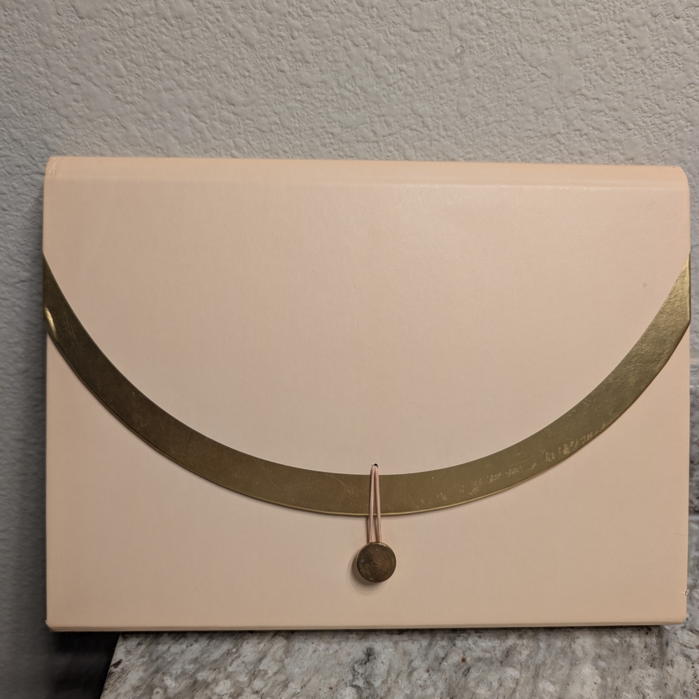 Pink and Gold File Folder